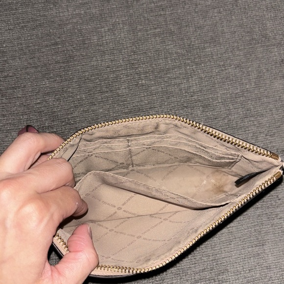 Michael Kors Pink and White Wristlet - Picture 3 of 5